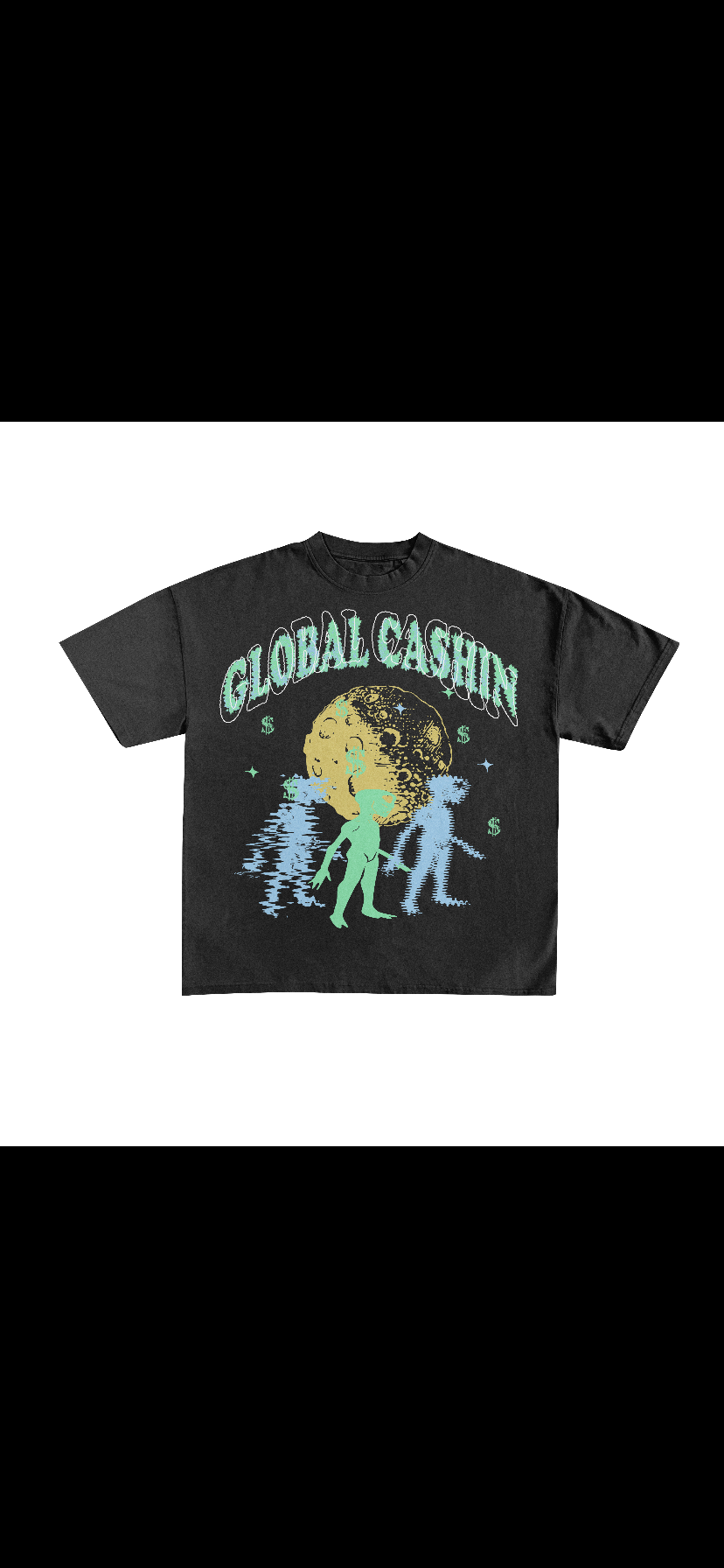 Global Cashin “MoneyNFriends” Graphic TShirt