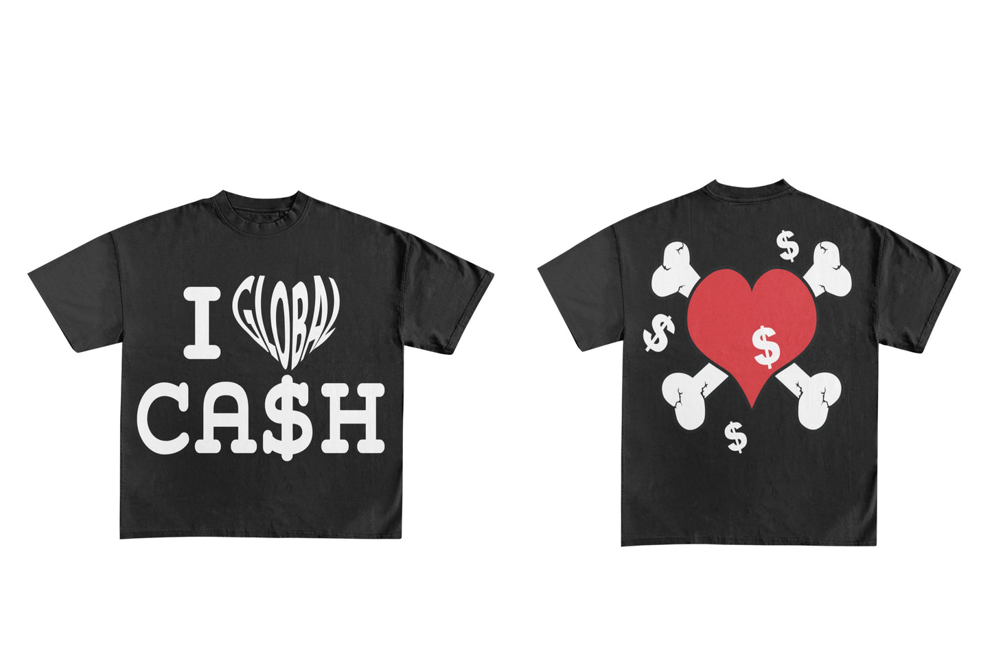Global Ca$hin “MoneyNLove” TShirt